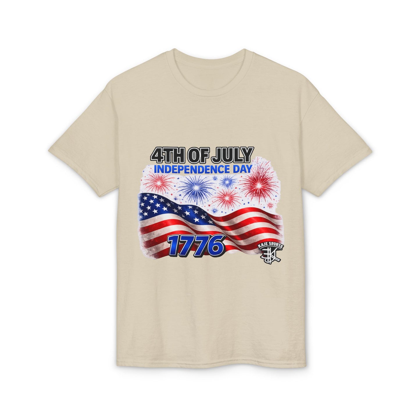 4th of July Independence Day T-Shirt – American Flag Fireworks 1776 Tee