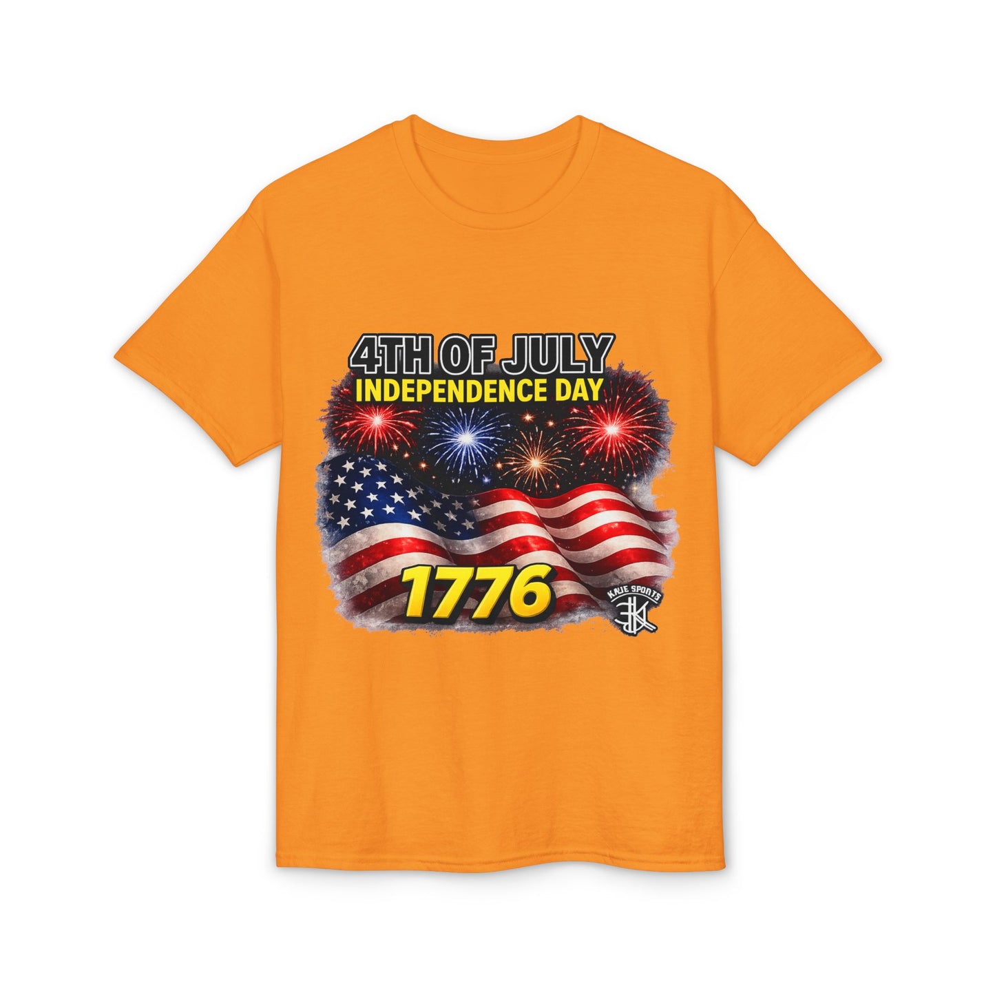 4th of July Independence Day T-Shirt – American Flag, Fireworks & 1776 Patriotic Tee