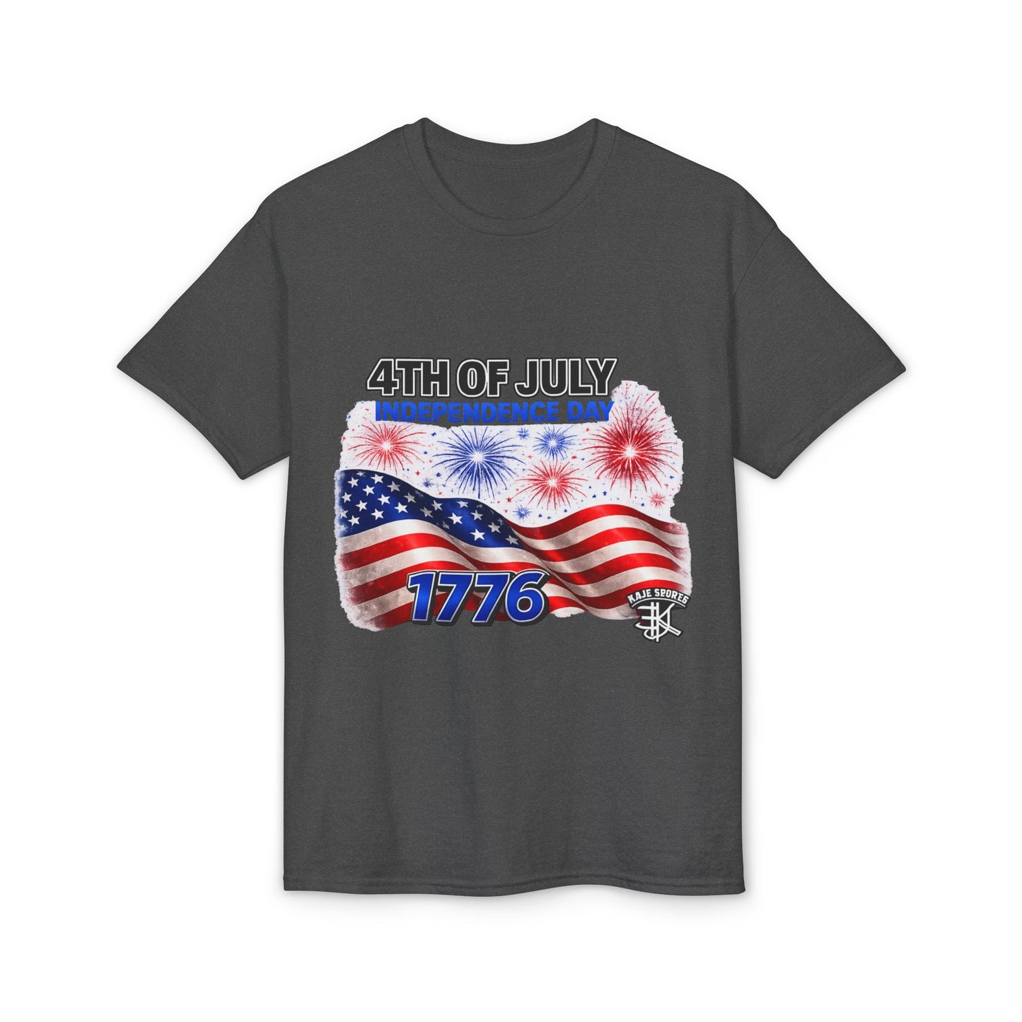 4th of July Independence Day T-Shirt – American Flag Fireworks 1776 Tee