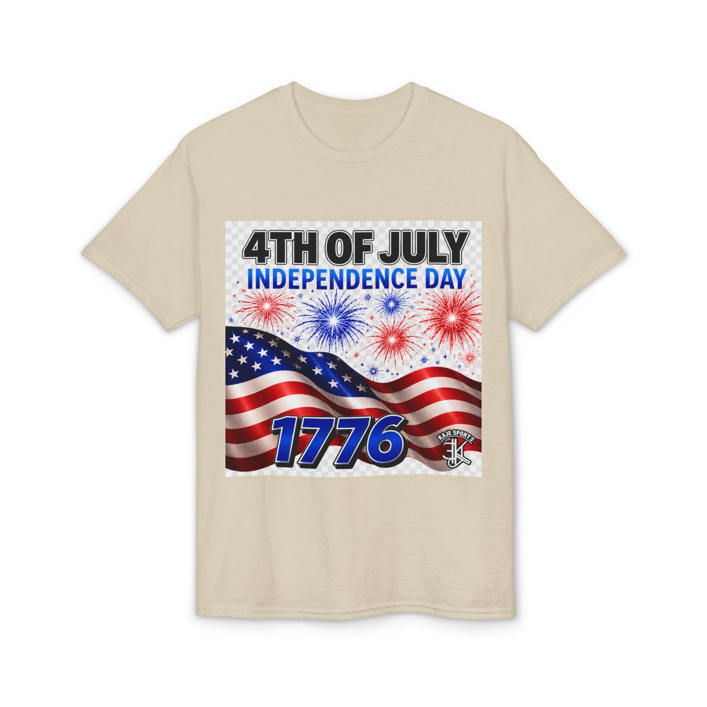 4th of July Independence Day T‑Shirt – American Flag & 1776 Fireworks Tee
