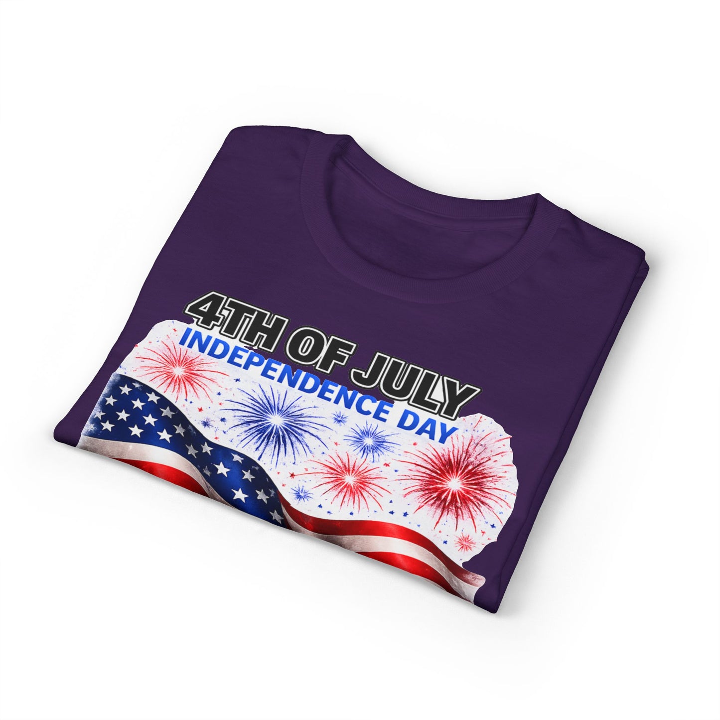 4th of July Independence Day 1776-250 American Flag T-Shirt