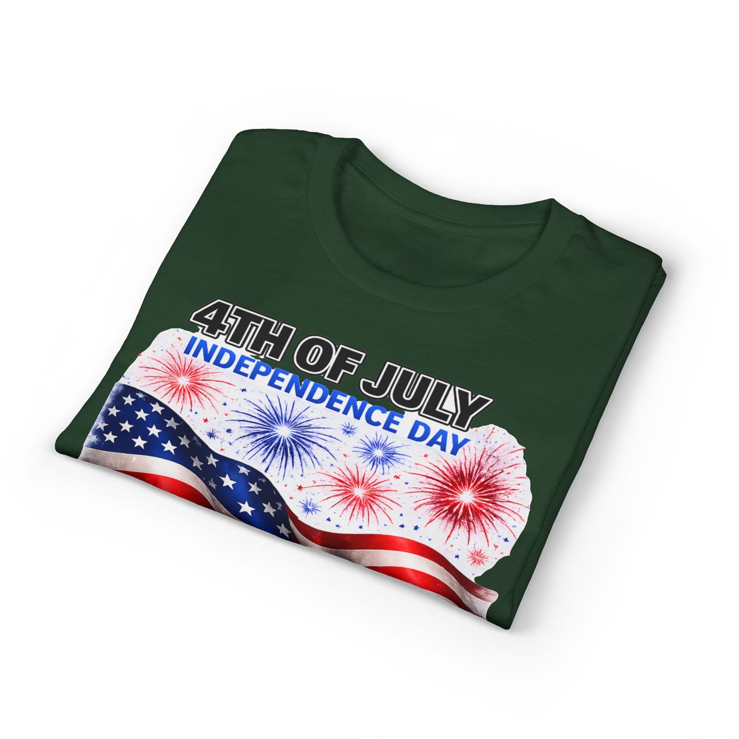 4th of July Independence Day 1776-250 American Flag T-Shirt