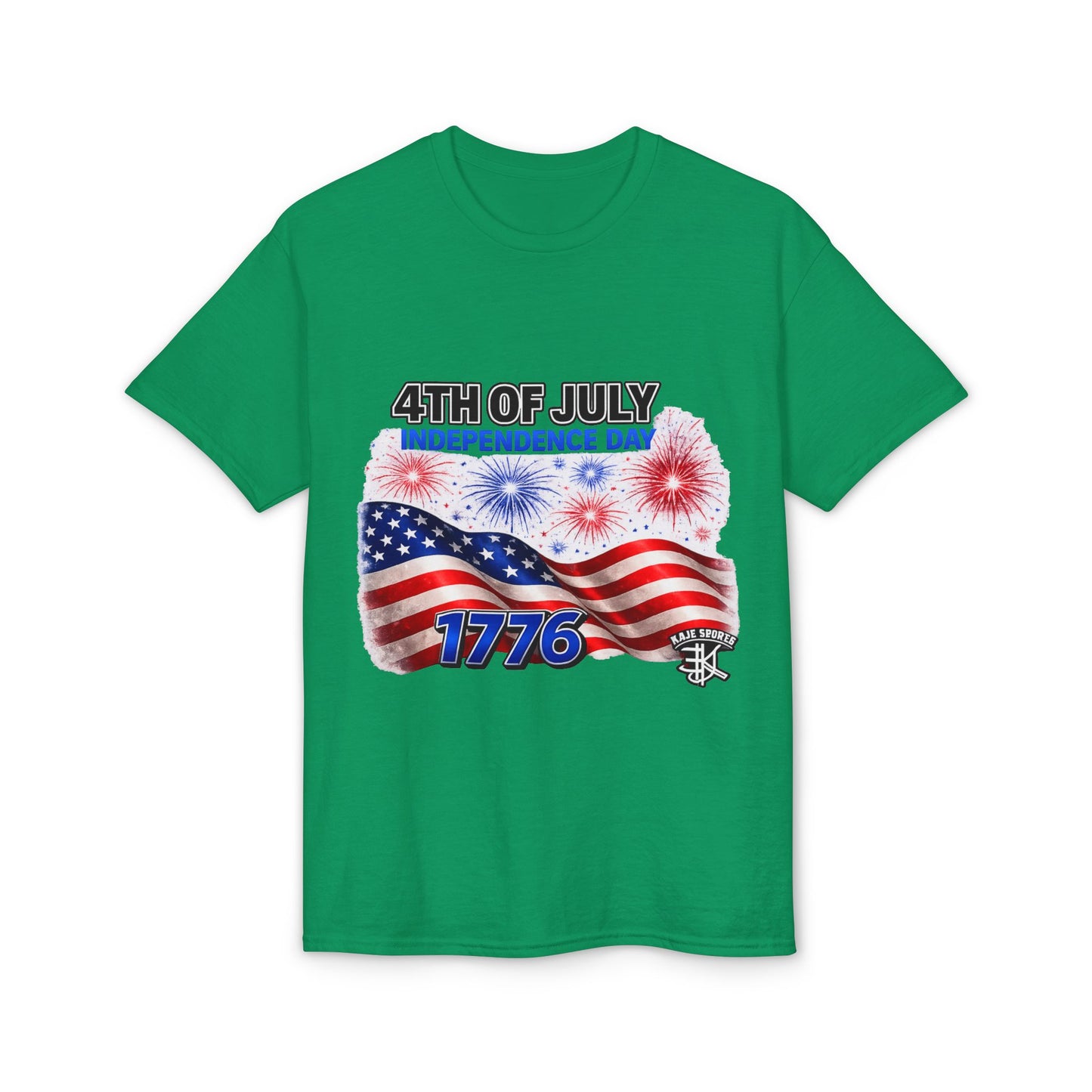 4th of July Independence Day T-Shirt – American Flag Fireworks 1776 Tee