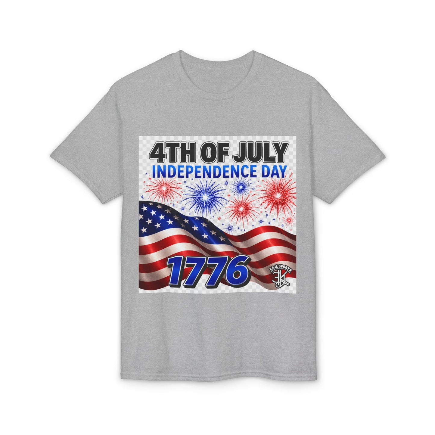 4th of July Independence Day T‑Shirt – American Flag & 1776 Fireworks Tee