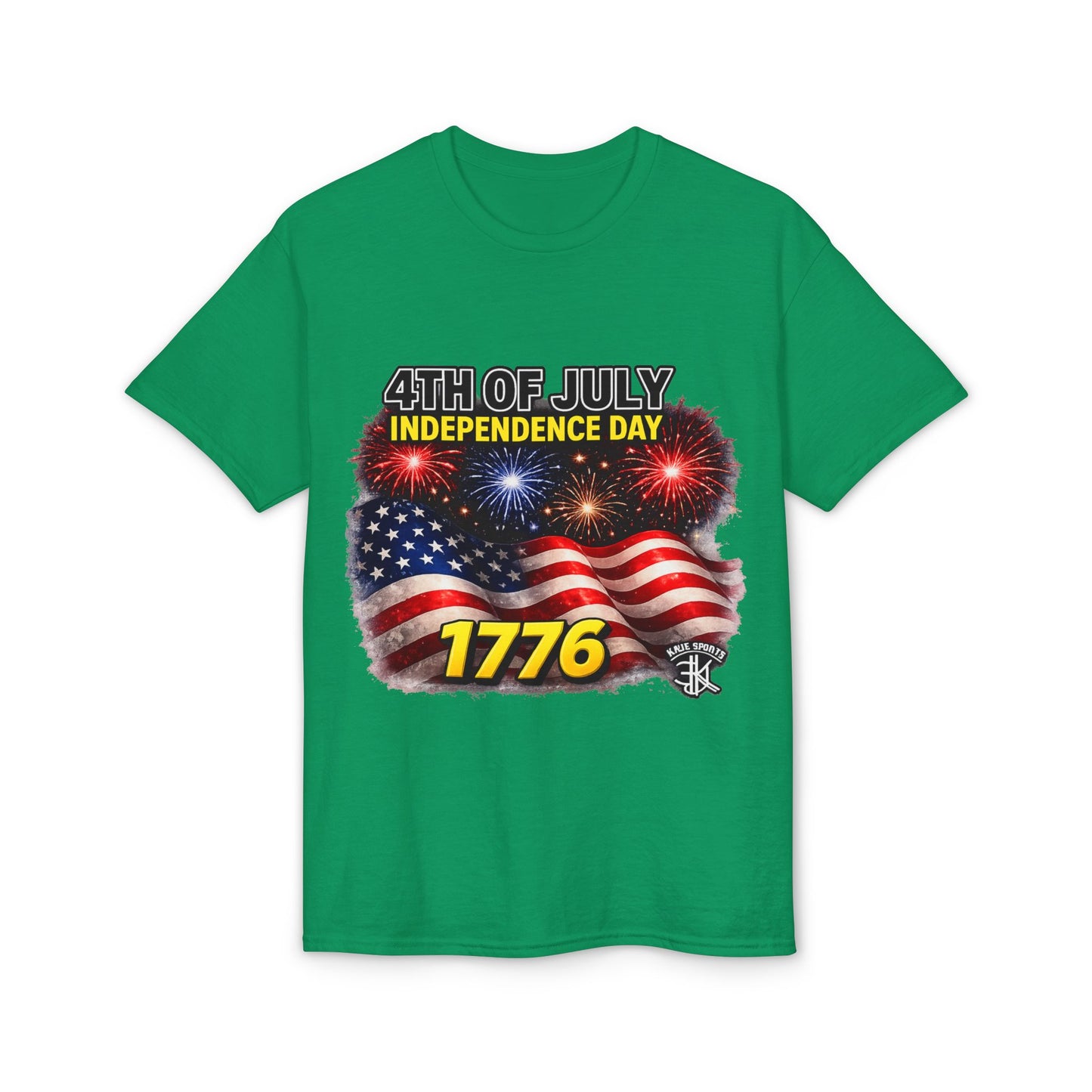 4th of July Independence Day T-Shirt – American Flag, Fireworks & 1776 Patriotic Tee