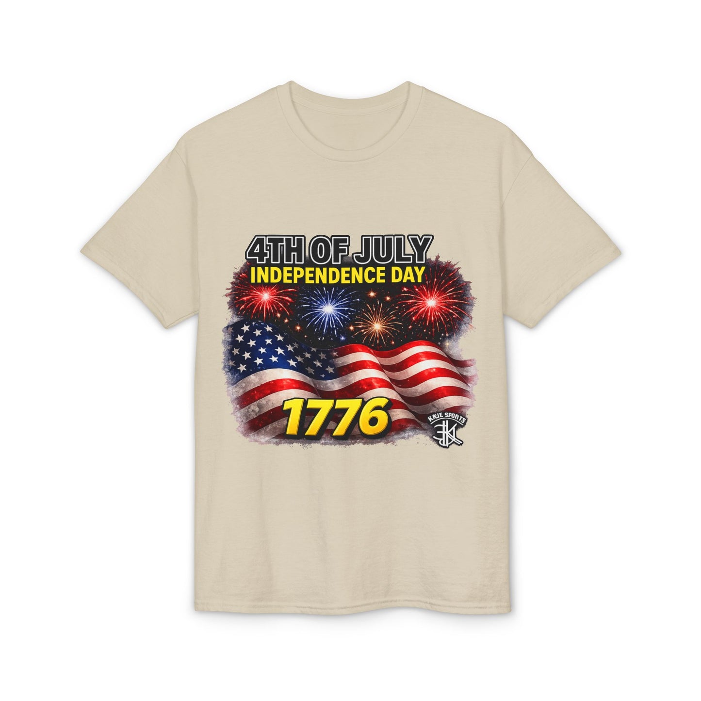 4th of July Independence Day T-Shirt – American Flag, Fireworks & 1776 Patriotic Tee