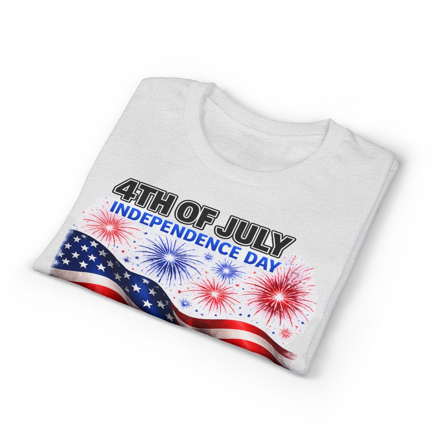 4th of July Independence Day 1776-250 American Flag T-Shirt
