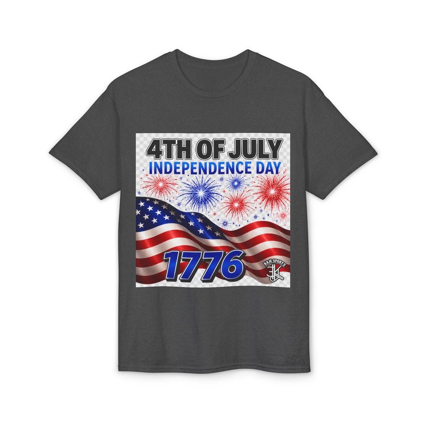 4th of July Independence Day T‑Shirt – American Flag & 1776 Fireworks Tee