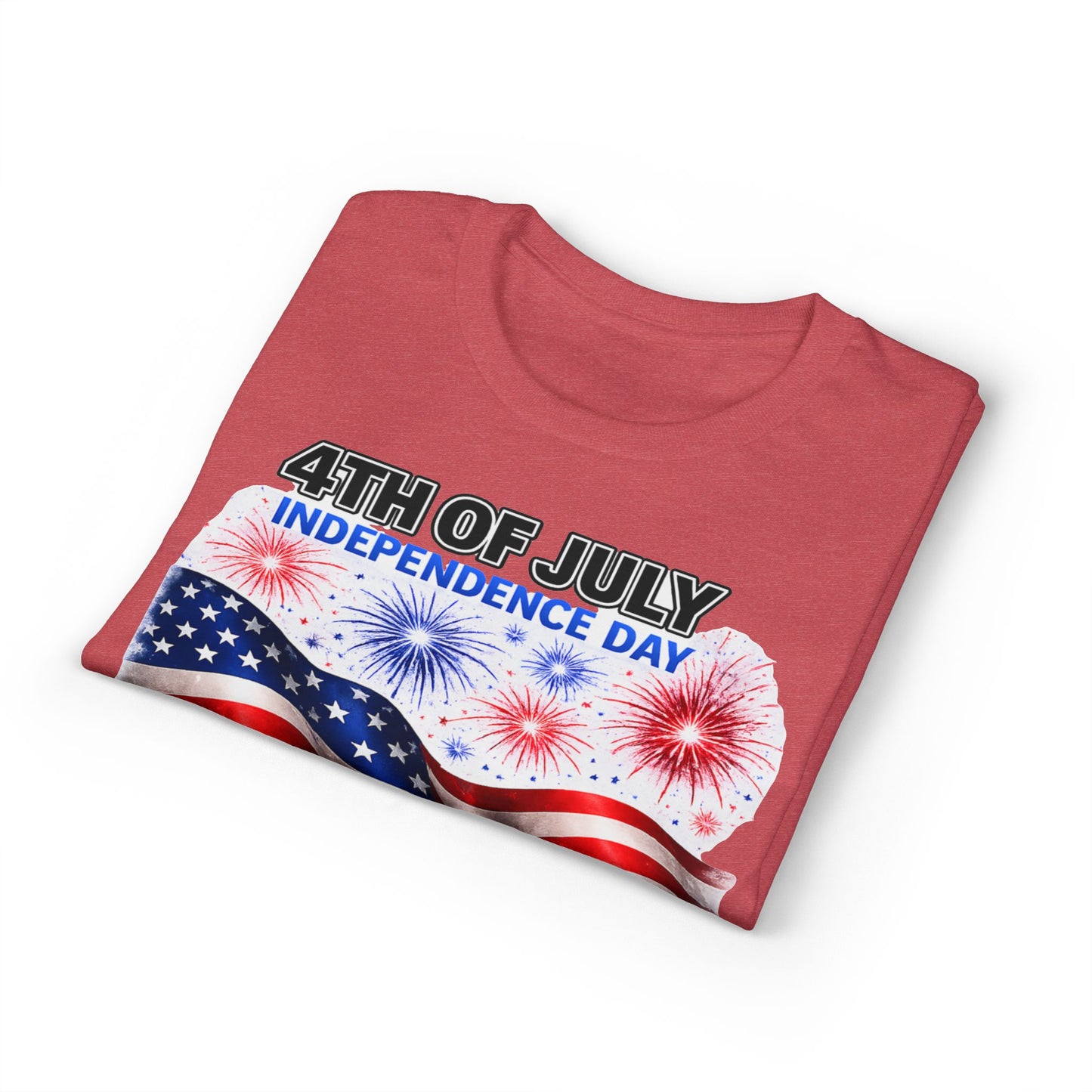 4th of July Independence Day 1776-250 American Flag T-Shirt