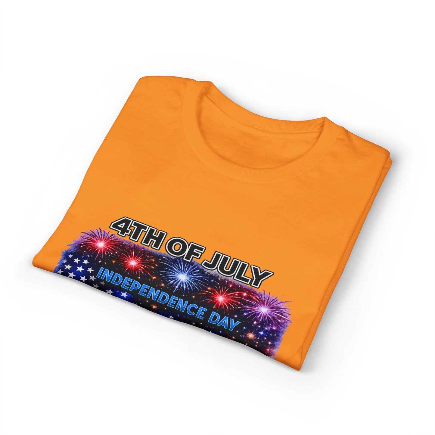 4th of July T-Shirt – Independence Day 1776 American Flag Fireworks Tee