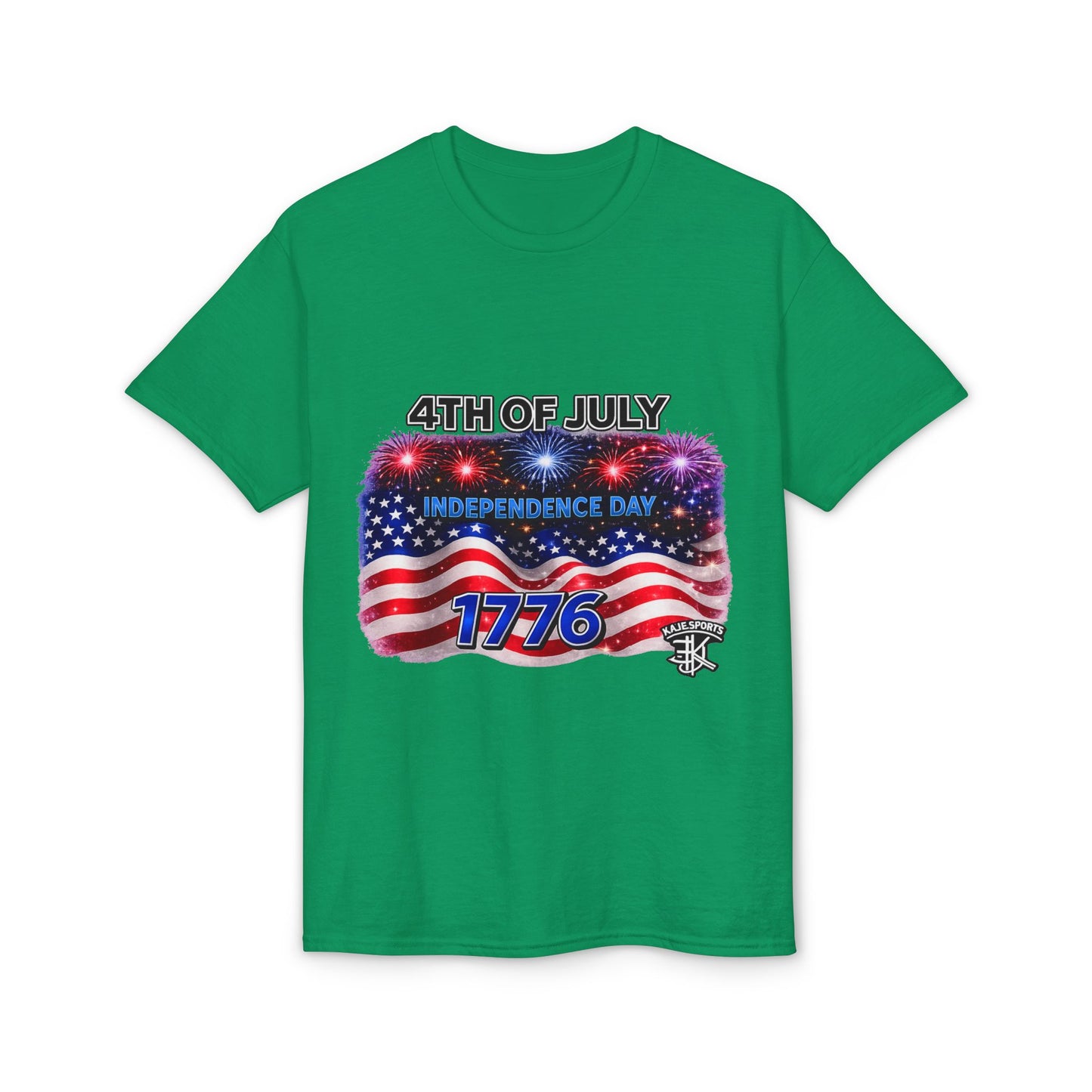4th of July T-Shirt – Independence Day 1776 American Flag Fireworks Tee