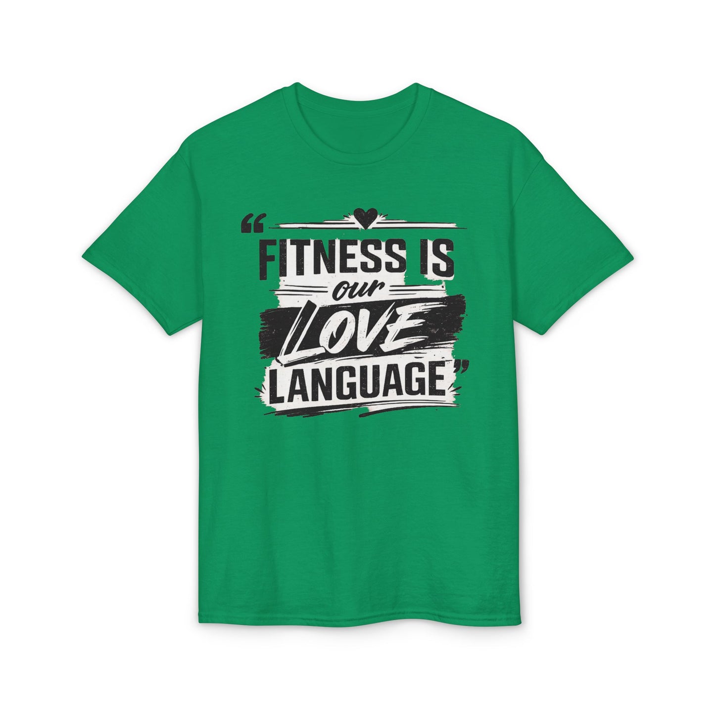 Fitness Is Our Love Language T-Shirt — Couple Workout Gym Tee