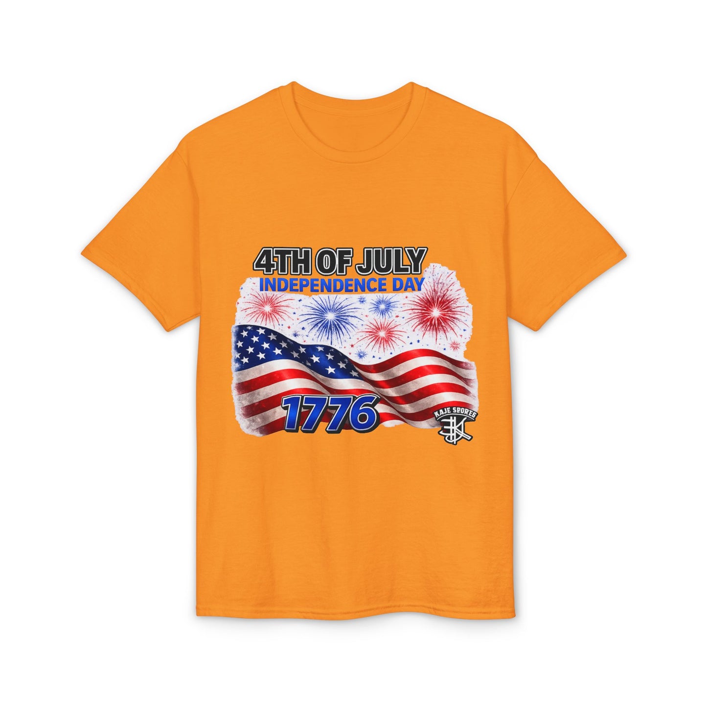 4th of July Independence Day T-Shirt – American Flag Fireworks 1776 Tee