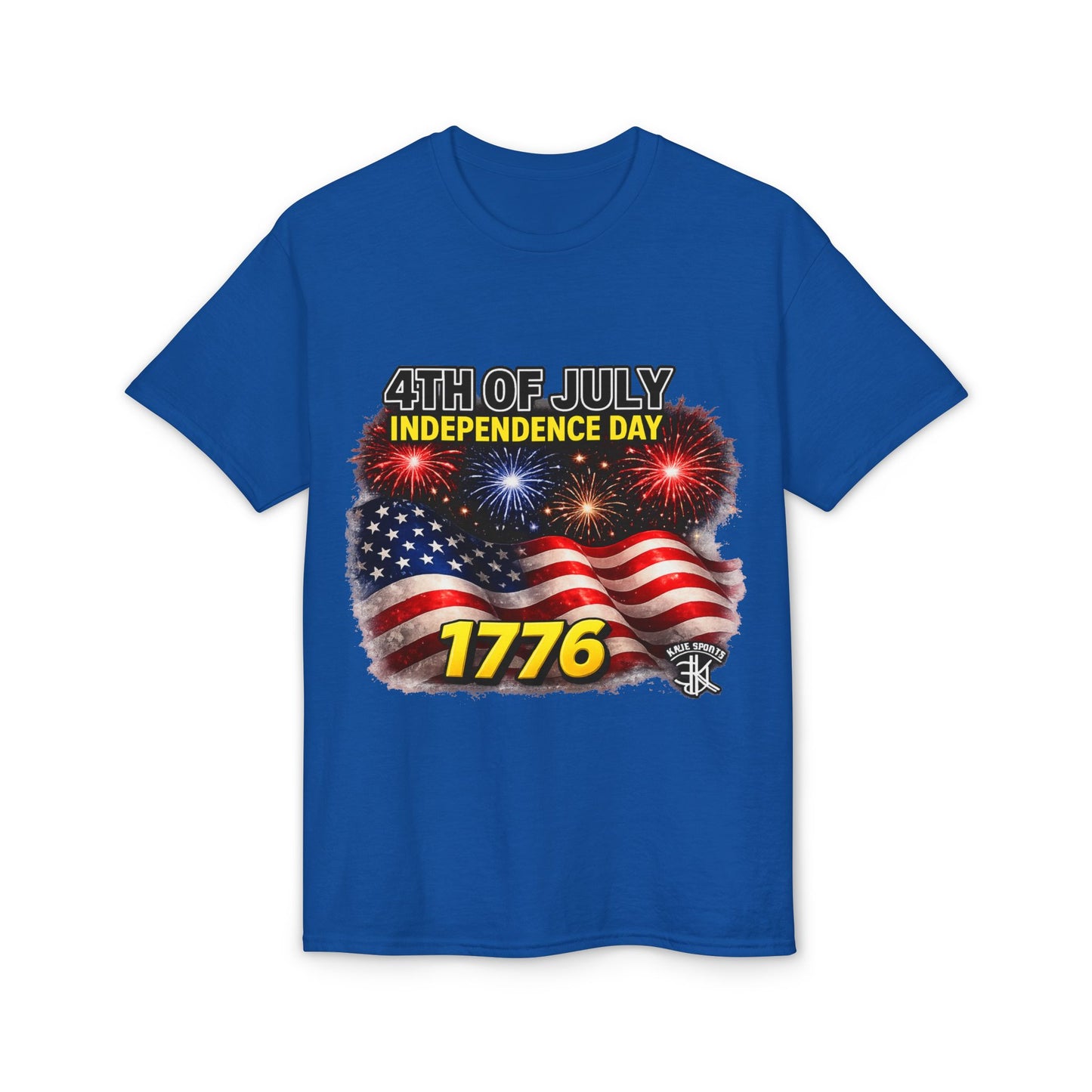 4th of July Independence Day T-Shirt – American Flag, Fireworks & 1776 Patriotic Tee