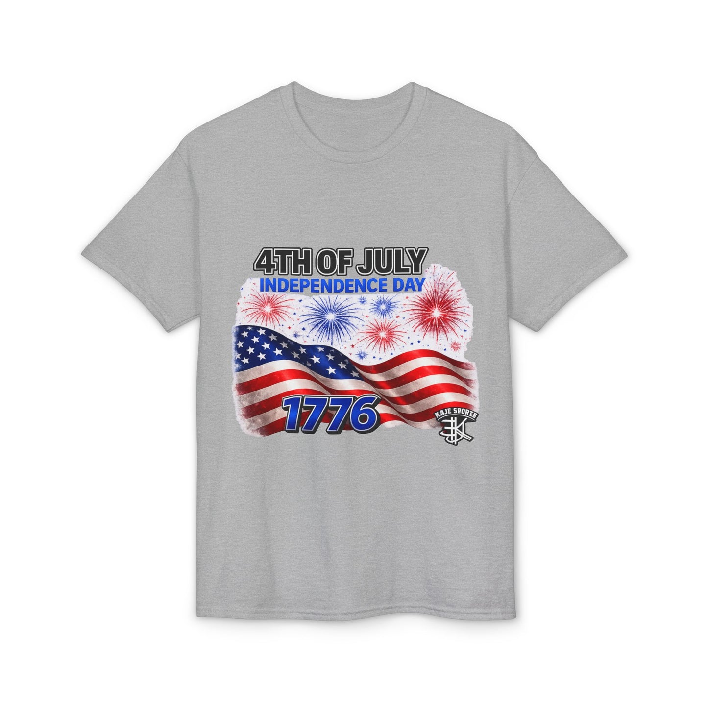 4th of July Independence Day T-Shirt – American Flag Fireworks 1776 Tee